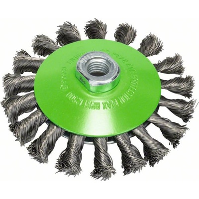 Bosch Accessories Tapered brush, stainless 115 mm, 0,35 mm, 12500 U/ min, 14 2608622109 1 ks