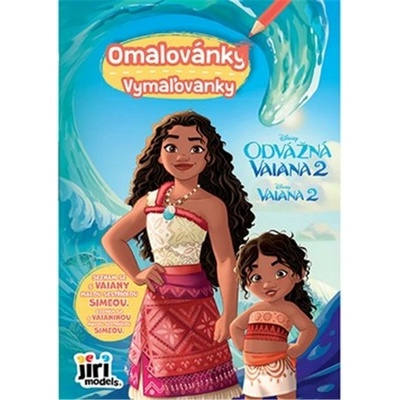 Jiri Models Omaľovánky A5 Vaiana 2