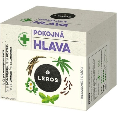 Leros Pokojná hlava bylinný čaj pre psychickú pohodu 10 x 1,5 g