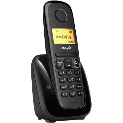 Gigaset Безжичен DECT телефон Gigaset A280 - Черен (B1015163)