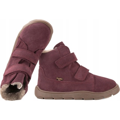 Froddo dětské kozačky semišové červené