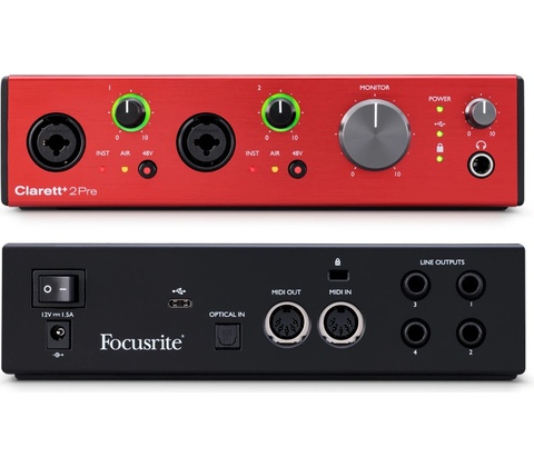 Focusrite Clarett+ 2Pre