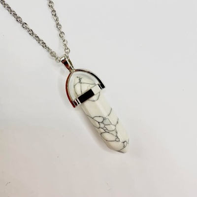 iŠperky Oceľový náhrdelník s kryštálom ID|319425