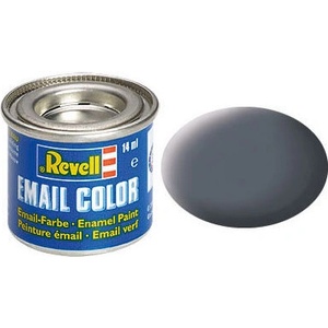 Revell Емайлна боя, Revell, Email Color, Прахово сиво мат, 14 мл (R32177)