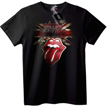 NOONEBRAND Тениска Rolling Stones Union Jack - M, White