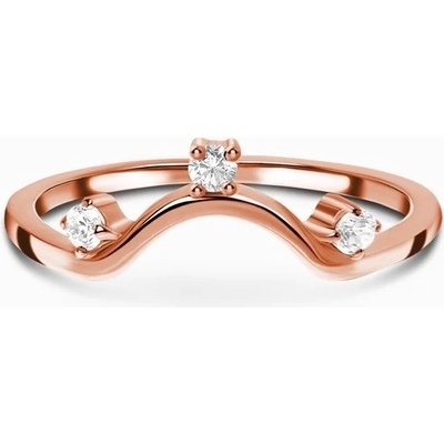 Royal Fashion prsten zlato Vermeil GU DR8849