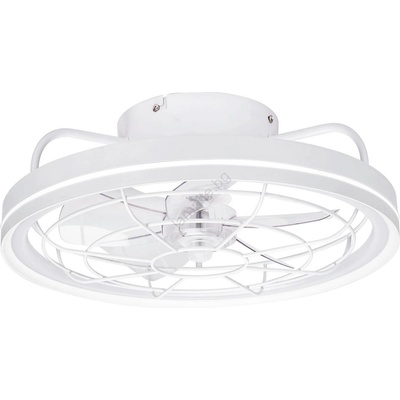 Aigostar - LED Димируем таванен вентилатор LED/40W/230V 2700-6500K + д. у. бял (AI1949)