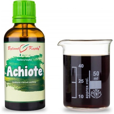 Bylinné kapky Achiote bylinné kvapky tinktúra 50 ml