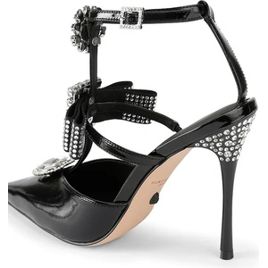 Kurt Geiger London Кожени обувки с тънък ток Bow Point Gladiator Court