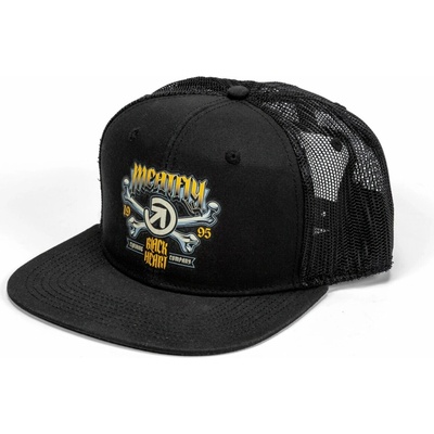 Meatfly Crossbones Trucker Black Černá