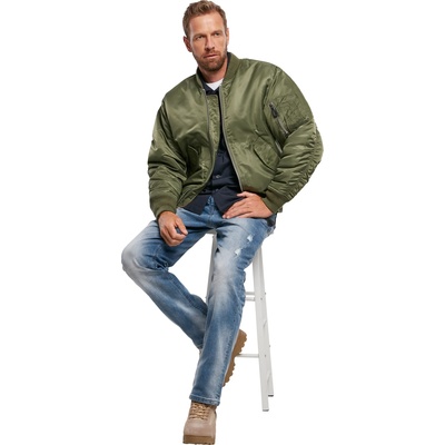 Urban Classics Мъжко яке тип бомбър в цвят маслина ma1ub-bd3149-00176 - Маслина, размер s