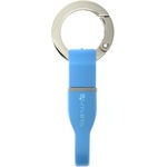 4smarts Кабел тип ключодържател за всички устройства с MicroUSB (10 см) - 4smarts KeyRing MicroUSB Cable (син) (4S468760)