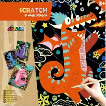 Škrabací obrázky Draci Avenir