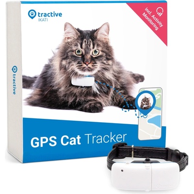 Tractive Cat GPS a GPS obojek pro kočky - sledování polohy a aktivity (2020) TRKAT1