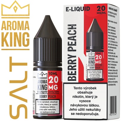 Aroma King Salt Berry Peach 10 ml 20 mg – Zboží Dáma