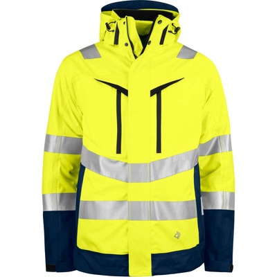 ProJob 6445 3-v-1 bezpečnostní bunda hi vis yellow/navy