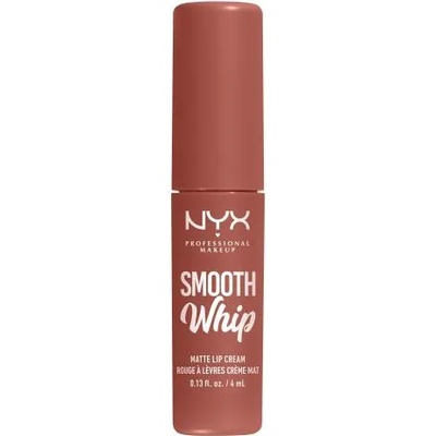 NYX Cosmetics Smooth Whip Matte Lip Cream червило с гладка текстура за перфектно изглаждане на устните 4 ml нюанс 04 Teddy Fluff