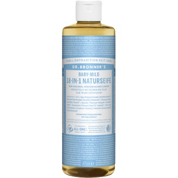 Dr. Bronner's 18in1 Деликатен натурален сапун - Бебе - 475 мл
