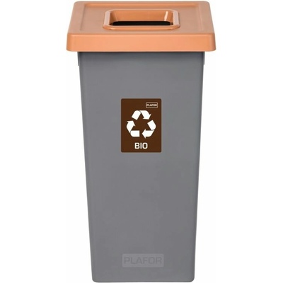 Fit Bin na tříděný odpad gray 53 l hnědý bio odpad