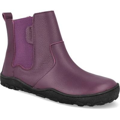 bLIFESTYLE Barefoot zimní kozačky rentierStyle pflaume fialové