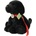 Rappa Плюшена играчка Rappa Еко приятели - Черен лабрадор с каишка, 28 cm (230088)