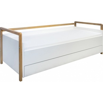 Kocot Kids Victor II bílá se šuplíky s matrací