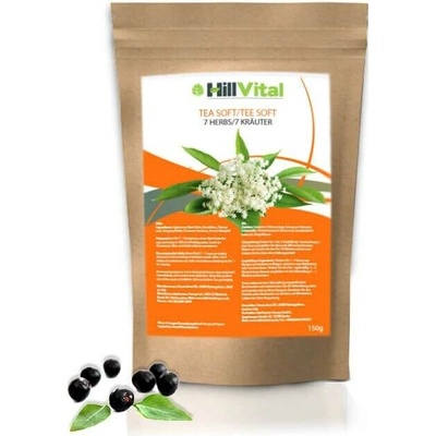 HillVital Čaj Soft ekzém lupénka 150 g