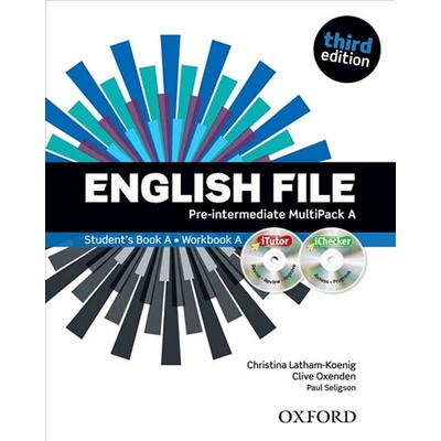 English File 3rd edition Pre-Intermediate MultiPACK A with Oxford Online Skills without CD-ROM - Christina Latham-Koenig, Clive Oxenden