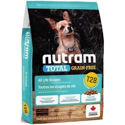 T28 Nutram Total Grain Free Small Breed Salmon Trout Dog 2 x 5,4 kg