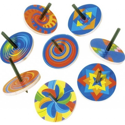 Goki Dřevěná káča III barevná