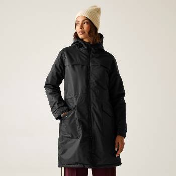 Regatta Дамско яке Regatta Womens Romine II Waterproof Hooded Long Sleeve Insulated Puffer Jacket - Black