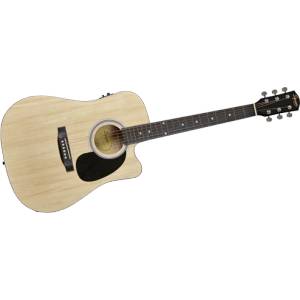 Fender Squier SA-105CE Dreadnought Cutaway NAT