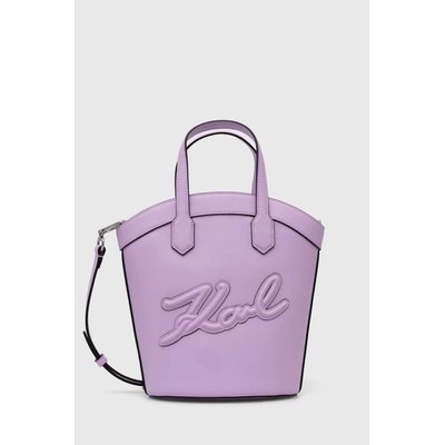 Karl Lagerfeld kabelka fialová 241W3016