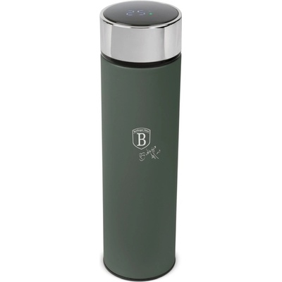BerlingerCup Chytrá termoska s ukazatelem teploty 500 ml Matte Green