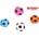 Flamingo Ball - Кучешка играчка - футболна топка, 10 см