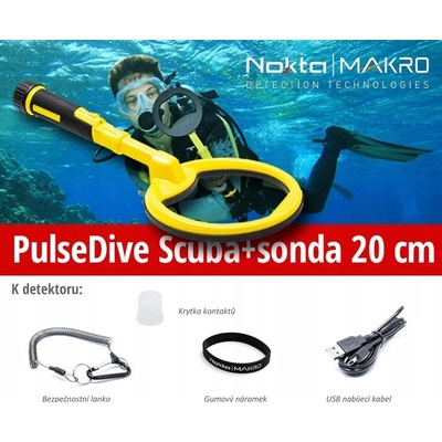 Nokta PulseDive Scuba 8" žltý