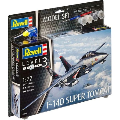 Revell ModelSet 63960 F-14D Super Tomcat 1:72