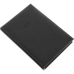 Realsystem Дневник за срокове REALSYSTEM Bolero A/5, ежедневен, жълт, с черни страници, 2027 (5322-11)