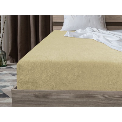 Textilomanie Froté prostěradlo Exclusive krémové 140x200