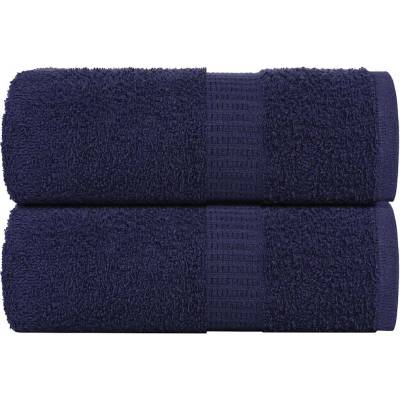 vidaXL Кърпи за пране FROGN 2 бр. тъмносини 30x30 см 360 г/м2 (136776)