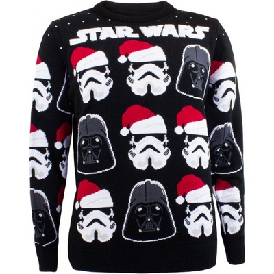 NNM Star Wars Christmas Jumper sveter čierna