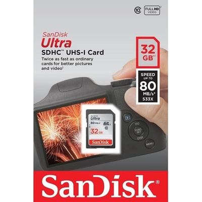 SanDisk SDHC 32GB UHS-I U1 SDSDUNC-032G-GN6IN