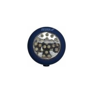 Dedra 24 round led flashlight with batteries