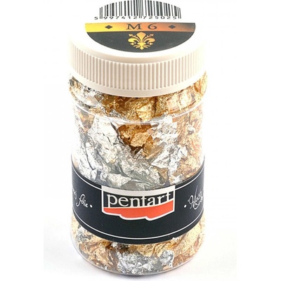 pentart Metalické vločky zlaté a stříbrné M6 (1g) – Zboží Dáma