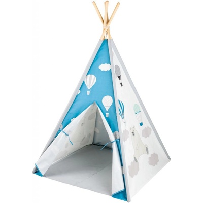 Playtive dětské teepee 319095 modrá / bílá – Zboží Dáma