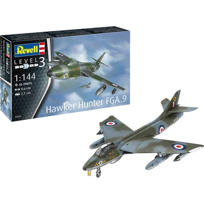 Revell ModelSet letadlo 63833 Hawker Hunter FGA.9 1:144