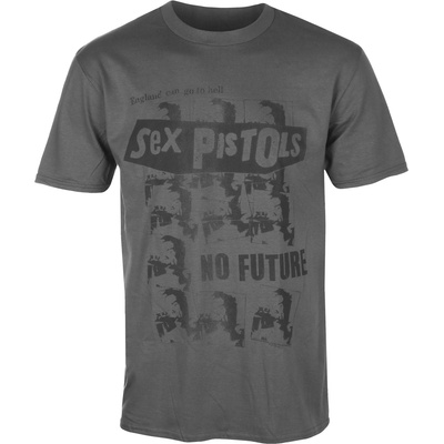 Мъжка тениска Sex Pistols - No Future - Grey - LOW FREQUENCY - SEP003TS