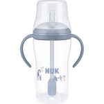 Nuk Бебешко шише NUK Perfect Match - Със силиконова сламка, TC, РР, 260 ml, Пингвин (10216318) - baby