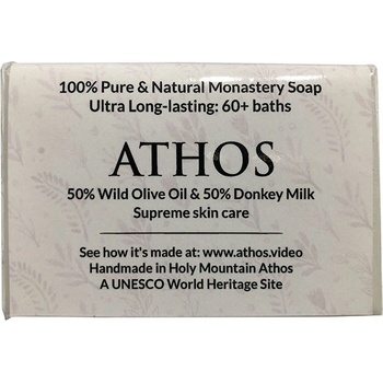 Athos prírodné kláštorné mydlo Oslie mlieko 100 g