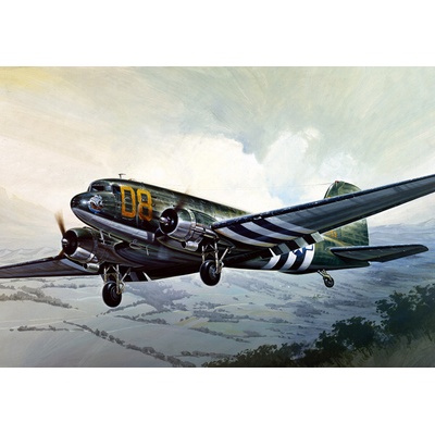 Italeri Model Kit letadlo 0127 C47 SKYTRAIN 1:72